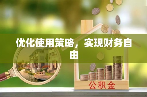 绥棱优化使用策略，实现财务自由