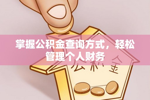 绥棱掌握公积金查询方式，轻松管理个人财务