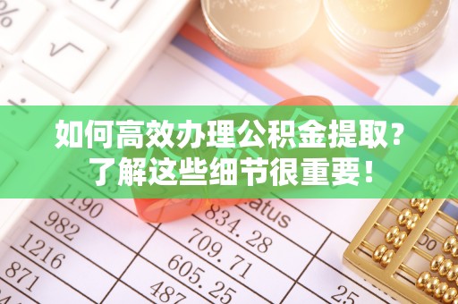 绥棱如何高效办理公积金提取？了解这些细节很重要！