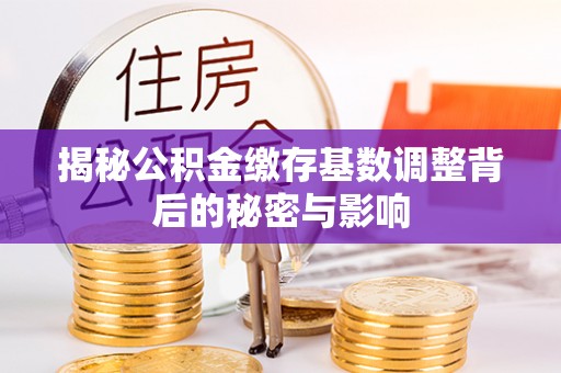 绥棱揭秘公积金缴存基数调整背后的秘密与影响