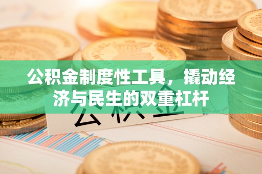 绥棱公积金制度性工具，撬动经济与民生的双重杠杆