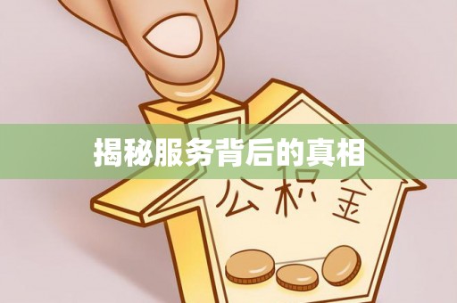 绥棱揭秘服务背后的真相