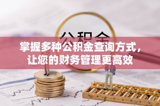 绥棱掌握多种公积金查询方式，让您的财务管理更高效