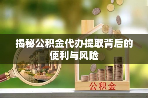 绥棱揭秘公积金代办提取背后的便利与风险