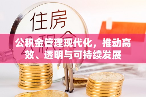 绥棱公积金管理现代化，推动高效、透明与可持续发展
