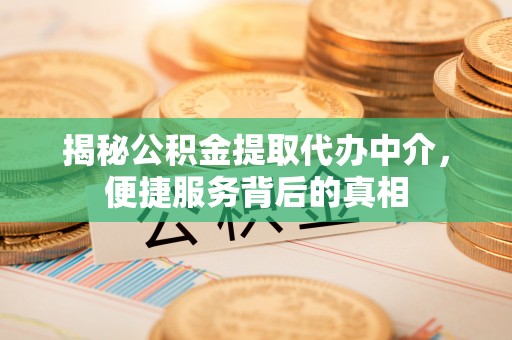 绥棱揭秘公积金提取代办中介，便捷服务背后的真相