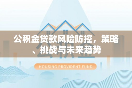 绥棱公积金贷款风险防控，策略、挑战与未来趋势