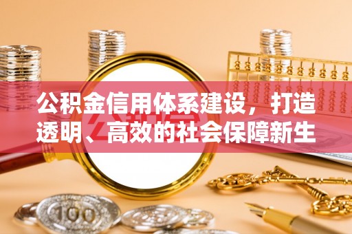 绥棱公积金信用体系建设，打造透明、高效的社会保障新生态