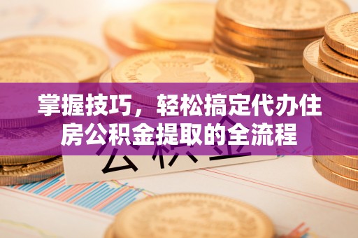 绥棱掌握技巧，轻松搞定代办住房公积金提取的全流程