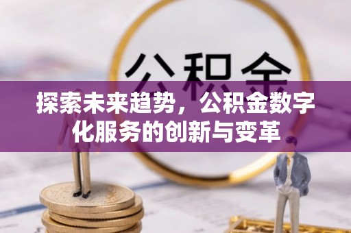 绥棱探索未来趋势，公积金数字化服务的创新与变革