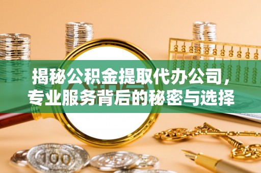 绥棱揭秘公积金提取代办公司，专业服务背后的秘密与选择指南