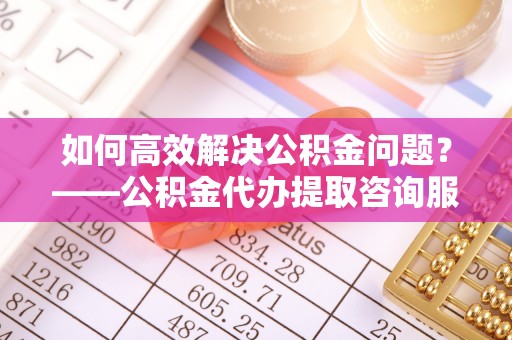 绥棱如何高效解决公积金问题？——公积金代办提取咨询服务指南