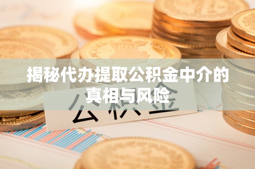 绥棱揭秘代办提取公积金中介的真相与风险