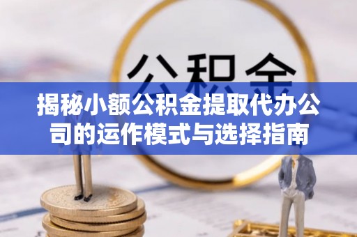 绥棱揭秘小额公积金提取代办公司的运作模式与选择指南