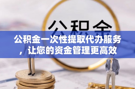 绥棱公积金一次性提取代办服务，让您的资金管理更高效