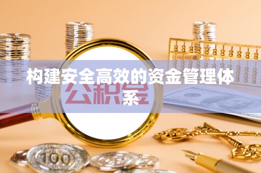 绥棱构建安全高效的资金管理体系