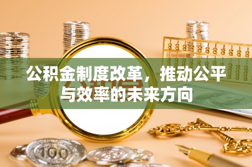 绥棱公积金制度改革，推动公平与效率的未来方向