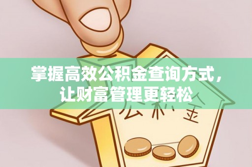 绥棱掌握高效公积金查询方式，让财富管理更轻松