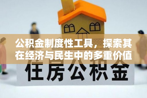 绥棱公积金制度性工具，探索其在经济与民生中的多重价值