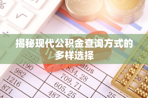 绥棱揭秘现代公积金查询方式的多样选择
