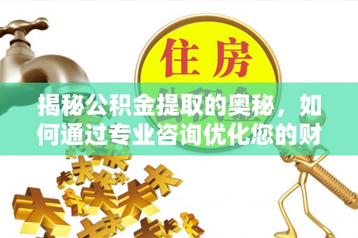 绥棱揭秘公积金提取的奥秘，如何通过专业咨询优化您的财务规划