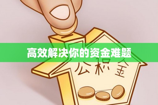 绥棱高效解决你的资金难题