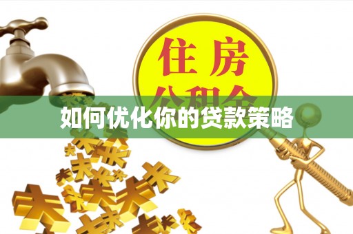 绥棱如何优化你的贷款策略