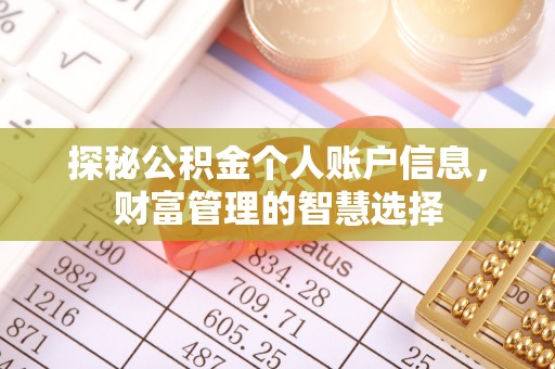 绥棱探秘公积金个人账户信息，财富管理的智慧选择