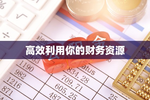 绥棱高效利用你的财务资源