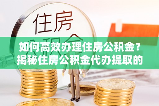绥棱如何高效办理住房公积金？揭秘住房公积金代办提取的全流程与优势