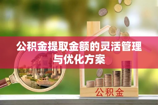 绥棱公积金提取金额的灵活管理与优化方案
