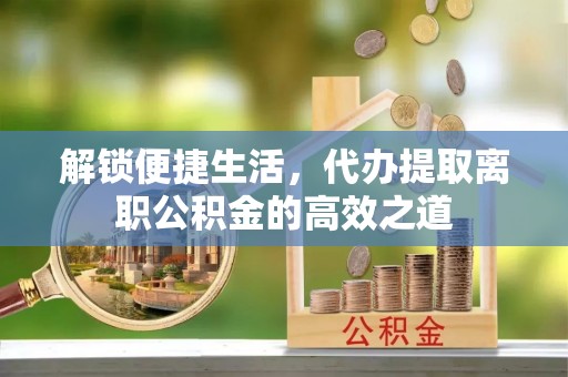 绥棱解锁便捷生活，代办提取离职公积金的高效之道